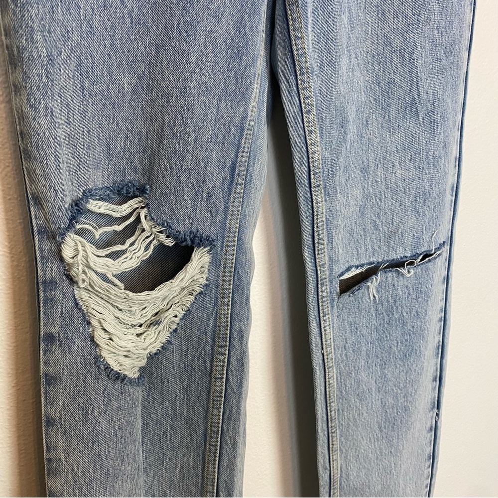 Good American Good '90s Ripped High Waist Relaxed Jeans GNIC999T Blue953 - Picture 6 of 10
